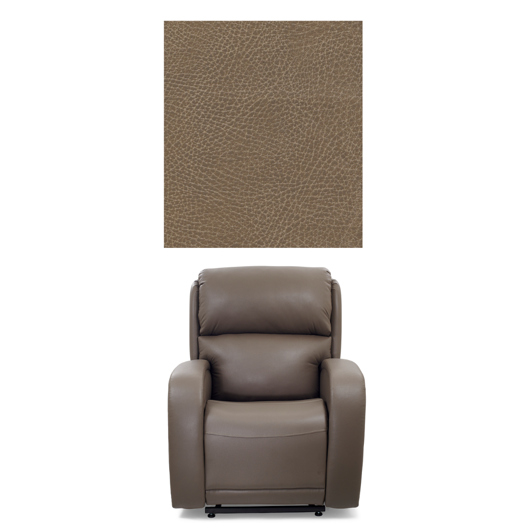 Golden Tech EZ Sleeper Assisted Lift Recliner with Twilight & Power Lumbar - Distressed Saddle